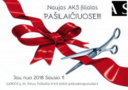 Naujas AKS filialas Pašilaičiuose nuo 01.01!